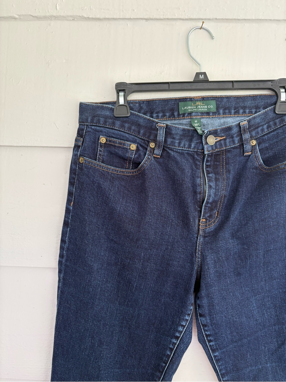 Ralph Lauren Women’s Dark Wash Bootcut Jeans Size 10 Stretch Denim Western - Picture 4 of 8